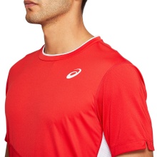 Asics Tennis-Tshirt Club rot Herren